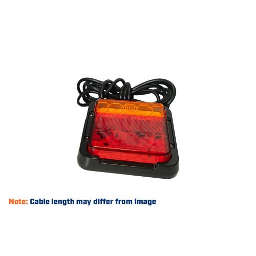 image of LED tail lamp, 120x125mm, L/hand - 6m Cable