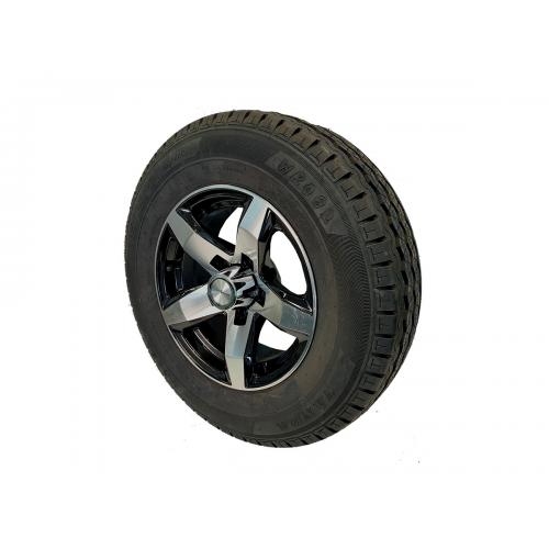 image of Alloy Rim/tyre, 185 R14C, XENITH SHADOW